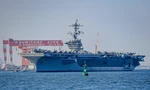 Tàu sân bay USS Carl Vinson (CVN-70) trên Vịnh Tokyo ​​vào ngày 28 tháng 8 năm 2021. Ảnh: Hải quân Mỹ