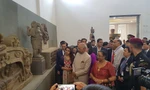 Tổng thống Ấn Độ Ram Nath Kovind cùng phu nhân thăm Bảo tàng điêu khắc Chăm sáng ngày 19/11