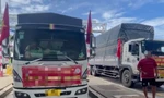 Xe cứu trợ chở bia từ Bắc vào Nam, đòi miễn phí khi qua cao tốc Đà Nẵng – Quảng Ngãi