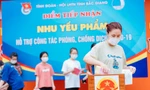 Một điểm bầu cử tại Bắc Giang