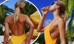 Mỹ nhân áo tắm Kimberley Garner phô 3 vòng 'bỏng rẫy'
