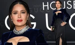 'Bom gợi cảm' Salma Hayek mặc xẻ ngực 'nhức mắt' tại sự kiện