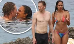 Chàng 'Loki' Tom Hiddleston âu yếm bạn gái nóng bỏng ở biển
