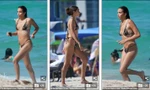 Tình cũ của cậu cả nhà Beckham khoe dáng với bikini siêu bé