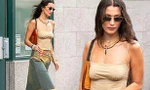 Bella Hadid 'thả rông' vòng một, 'chất lừ' như fashionista trên phố