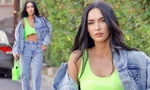 Megan Fox phanh áo, khoe chân ngực đầy 'bỏng mắt'