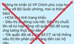 Tin giả đang lan truyền trên mạng xã hội