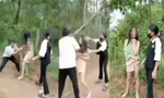 Xác minh clip nữ sinh lớp 9 bị nhóm bạn đánh đập, lột đồ trong rừng