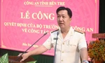 Công bố quyết định của Bộ trưởng Công an về công tác cán bộ