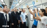 Tổng Bí thư Tô Lâm trải nghiệm tàu metro số 1 TPHCM