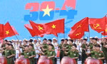 Màn thể hiện ấn tượng của học viên Học viện Cảnh sát nhân dân tại tổng duyệt Lễ Kỷ niệm 30/4