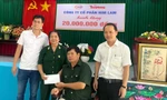 Công ty Him Lam và báo Tiền Phong tặng quà cho Trung tâm Điều dưỡng Thương binh và Người có công Long Đất 
