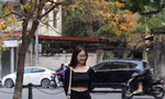 Giới trẻ kéo nhau đến tháp nước Hàng Đậu chụp ảnh lộc vừng thay lá đẹp tựa trời Âu
