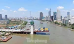 Bộ Giao thông muốn giao địa phương làm đường Vành đai 4 TPHCM. Ảnh minh họa công trình cầu Thủ Thiêm 2.