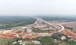 Toàn cảnh công trường nút giao nghìn tỷ nối cao tốc với sân bay Long Thành