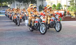 CSGT Bình Thuận chốt chặn suốt ngày đêm trên quốc lộ 1A