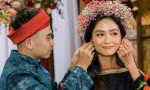 H'Hen Niê đi chân đất ở lễ cưới
