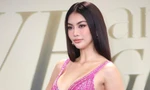 Thùy Tiên đọ sắc cùng á hậu Thái Lan trên thảm đỏ Hoa hậu Hòa bình Việt Nam