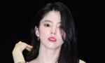 Han Soo Hee được săn đón trên đường tới Cannes 2024