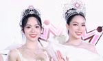 Hoa hậu Thanh Thủy đọ sắc hai á hậu trong ngày cuối nhiệm kỳ 