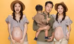 Sốt xình xịch với bộ ảnh nàng 'Triệu Mẫn' An Dĩ Hiên bụng bầu vượt mặt ở tuổi 40