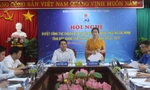 Anh Nguyễn Ngọc Lương, Bí thư Trung ương Đoàn và bà Lê Thị Thu Hồng, Phó Bí thư thường trực Tỉnh ủy Bắc Giang chủ trì hội nghị