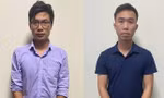 Đối tượng Tuấn và Linh tại Cơ quan Công an