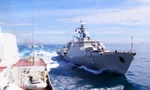 Lần đầu tiên hai chiến hạm hiện đại nhất Việt Nam tham gia giao lưu hữu nghị quốc phòng biên giới 