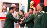 Đại tướng Ngô Xuân Lịch trao các Quyết định thăng quân hàm trước niên hạn, tuyển dụng quân nhân chuyên nghiệp cho 4 GMTTB