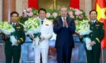 Bộ trưởng Công an Lương Tam Quang và Tổng Tham mưu trưởng Nguyễn Tân Cương được thăng hàm Đại tướng