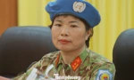 Trung tá Nguyễn Thị Liên là bóng hồng thứ hai của Việt Nam được cử đi gìn giữ hoà bình thế giới