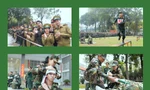 Học viên quân sự 3 nước Đông Dương vượt cầu độc mộc, cấp cứu thương binh