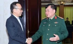 Việt Nam và Singapore đánh giá lại kết quả hợp tác quốc phòng 