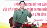 Giám đốc Công an tỉnh Quảng Ninh đối thoại với thanh niên công an sau sáp nhập