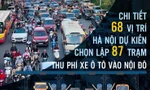 Chi tiết các vị trí Hà Nội dự kiến lập 87 trạm thu phí xe ô tô vào nội đô