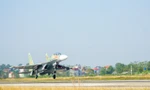 Một chiếc Su-30MK2 của Trung đoàn 927 cất cánh làm nhiệm vụ Ảnh: NGUYỄN MINH