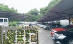 Dự án bãi đỗ xe ngầm trong CV Thống Nhất đắp chiếu và biến thành bãi xe tạm