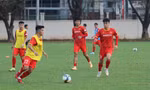 U23 Việt Nam đấu đối kháng trong buổi tập đầu tiên tại Campuchia 