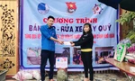 Tuổi trẻ Hà Tĩnh rửa xe, bán gạo gây quỹ hưởng ứng Tết vì người nghèo