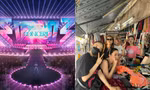 Minh Hằng, Tóc Tiên, MisThy đi chợ chọn vải may đồ cho concert Chị Đẹp