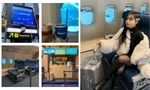 Quán cà phê có không gian sang xịn hệt như trên một chuyến bay gây sốt tại Seoul
