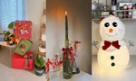 Giới trẻ "bắt trend" tự làm đồ trang trí Giáng sinh: Nơ khổng lồ đẹp khó cưỡng
