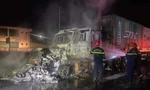 Cháy xe đầu kéo trên đường ven biển Hà Tĩnh, 1 người chết 