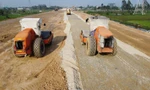 Bộ GTVT khẳng định sẽ hoàn thành 4 dự án cao tốc trong năm 2022, trong đó có đoạn Mai Sơn (Ninh Bình)- QL45 (Thanh Hóa). Ảnh: Trọng Đảng 