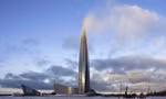 Trụ sở của tập đoàn dầu khí Gazprom ở St. Peterburg, Nga. Ảnh: AP 