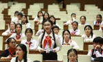 263 đại biểu thiếu nhi chính thức họp Quốc hội trẻ em giả định lần đầu tiên