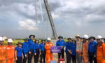 Tuổi trẻ Thái Bình, Thanh Hóa, Ninh Bình tham gia hỗ trợ xây dựng đường dây 500kV mạch 3