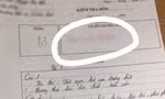 Học sinh làm bài kiểm tra thiếu 1 câu, nhìn sang lời phê của cô giáo lại quá đỗi dễ thương