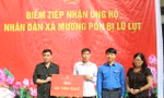 Bí thư thường trực T.Ư Đoàn thăm hỏi người dân bị lũ quét tại xã Mường Pồn, Điện Biên