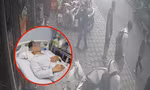 Camera ghi lại cảnh nam sinh gặp cướp trên đường đi học về, bị hành hung đến nhập viện